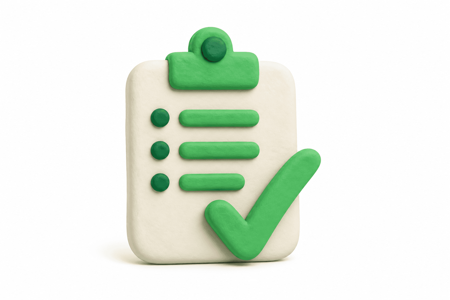 Checklist with a check mark