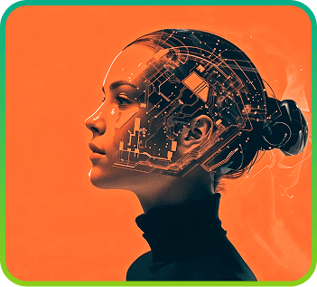Conceptual render of artificial intelligence